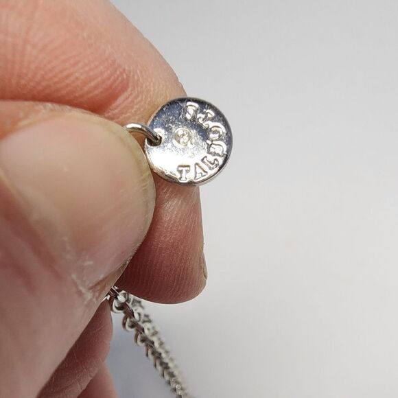 TALBOTS Cluster Tassel Necklace Silver Color Soft Yellow Gray Long Tassles - Picture 2 of 4